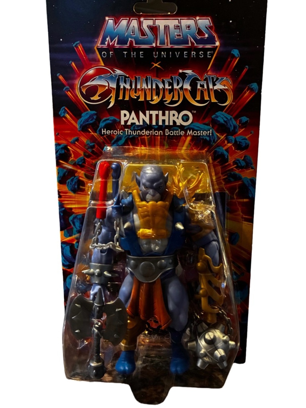 NIB Masters of the Universe x ThunderCats Panthro Mattel Action Figure